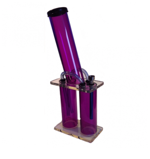 Bong acrílico con dos cámaras